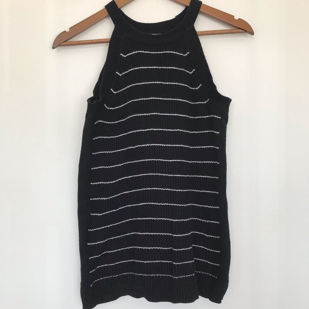 Striped Sweater Tank (Size S)